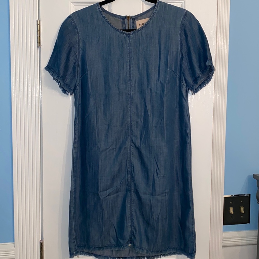 Soft denim dress